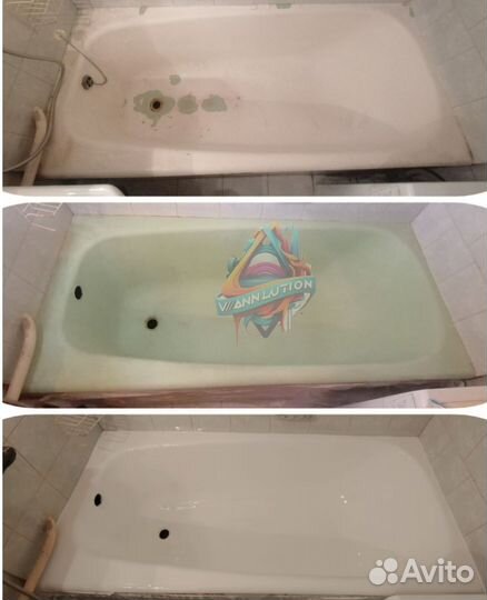 Реставрация ванн жидким акрилом