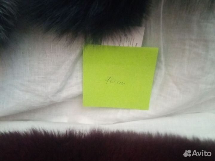 Меховой воротник песец