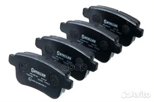 000 059-SX колодки дисковые задние Renault Kangoo