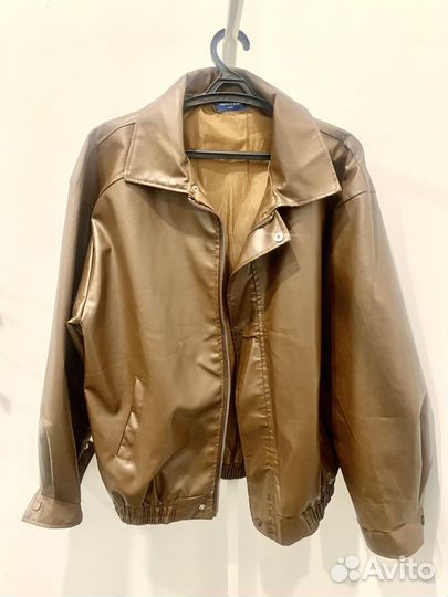 Куртка из кожзама