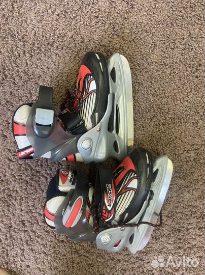 Коньки larsen раздвижные 26-29