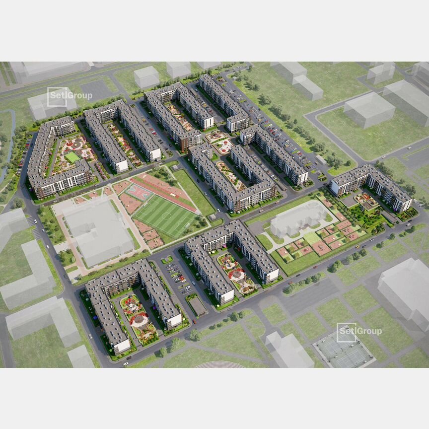 1-к. квартира, 37,6 м², 2/5 эт.