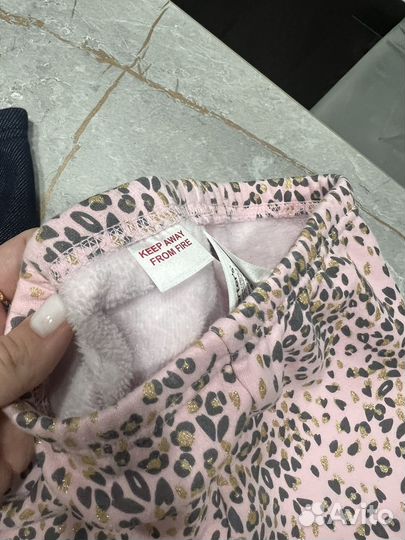 Штанишки Carters утепленные для девочки, 80-86