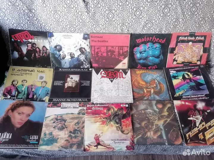 Виниловые пластинки, Битлз, метал, рок
