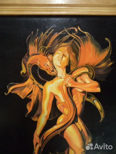 Картина Фэнтези копия работы Джули Белл Julie Bell