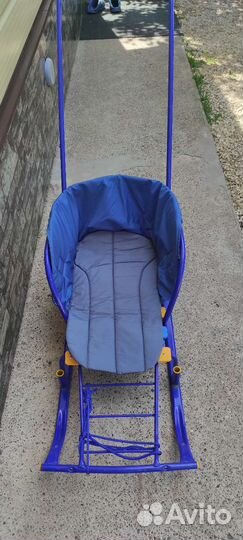 Детские санки с колесами