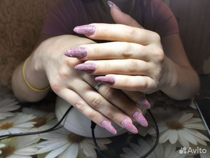 Наращивание ногтей и покрытие гель лак