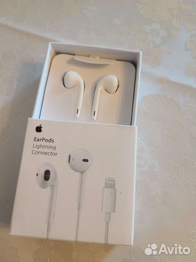 Наушники apple earpods lightning