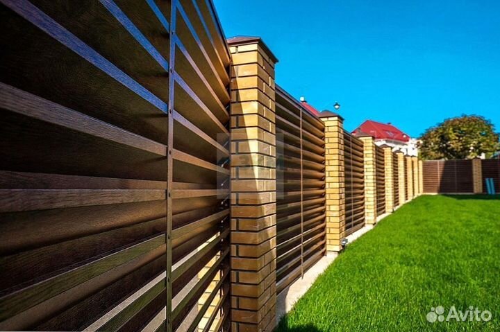 Забор жалюзи