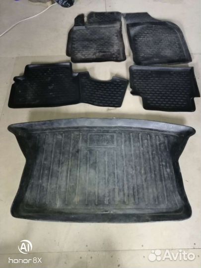 Коврики резиновые оригинал-шевроле лачетти седан)