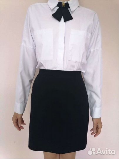 Полицейская форма школьная, китель и юбка-карандаш