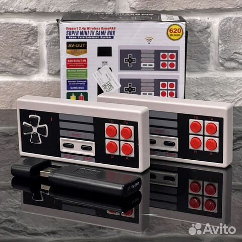 Денди с беспроводными джойстиками