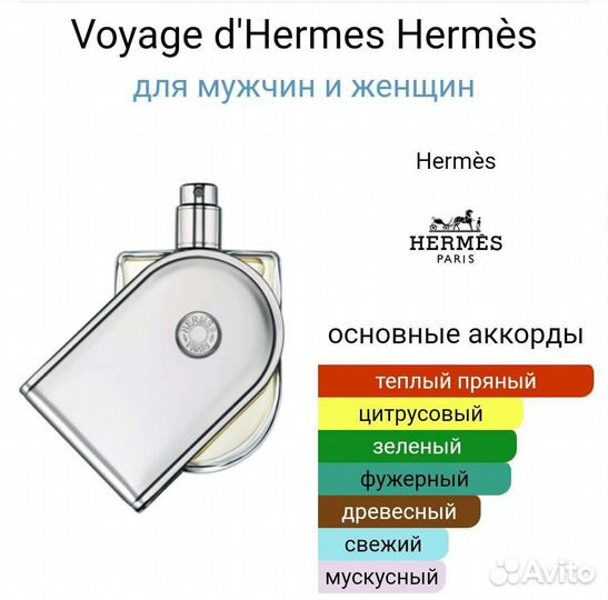 Аромат Hermes Voyage d'Hermes (новый), 100 мл