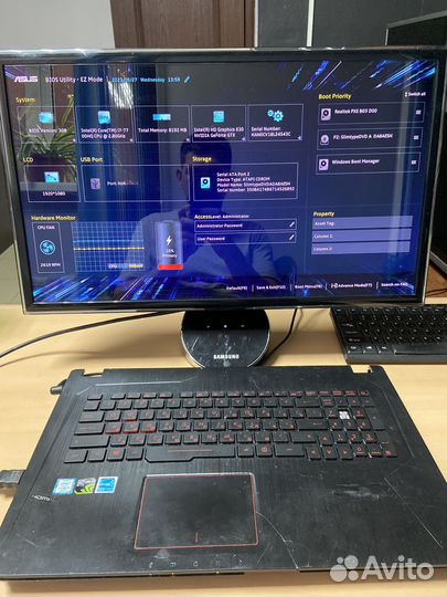 Ноутбук asus gl753. I7 -7700