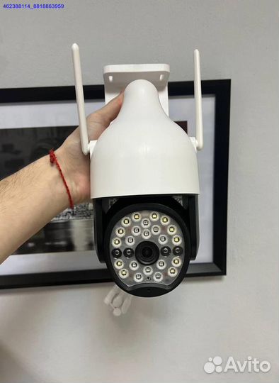 Камера широкоугольная видеонаблюдения уличная WiFi