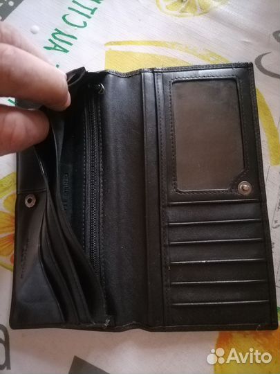 Кошелек мужской кожаный