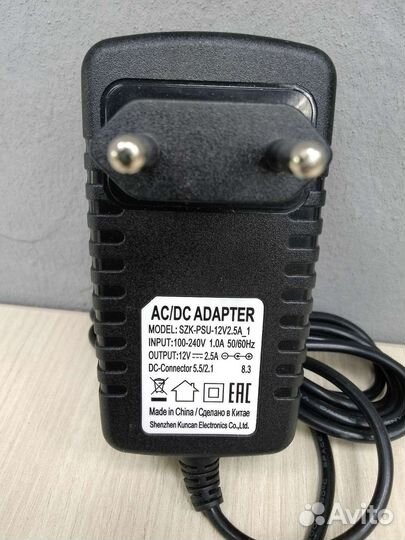 Блок питания 12 вольт для видеорегистраторов