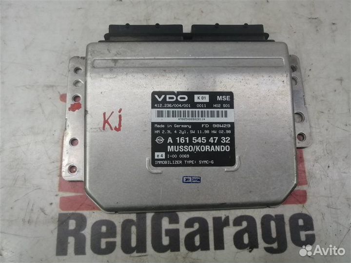 Блок управления двс Ssang Yong Korando KJ M161