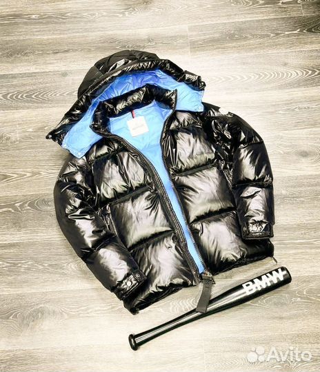 Пуховик moncler глянцевый