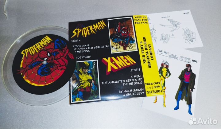 Виниловая пластинка Spider-Man '94 Vs X-Men '92