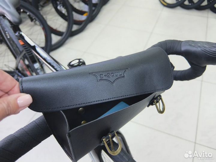 Ретро сумка B-soul на руль велосипеда