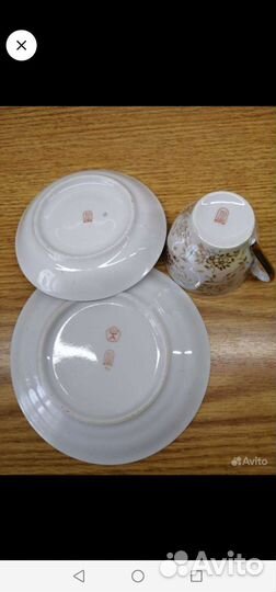 Чайные пары, трио кофейное 60-70-е