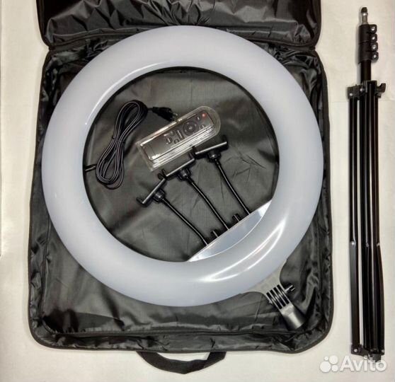 Кольцевая лампа 54 см + Штатив