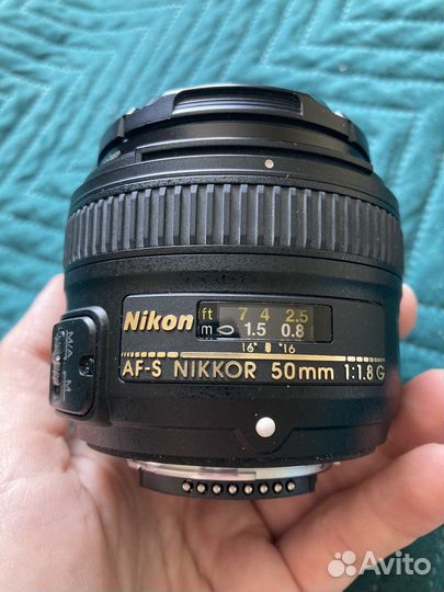 Объектив Nikon 50 mm f/1.8G AF-S Nikkor