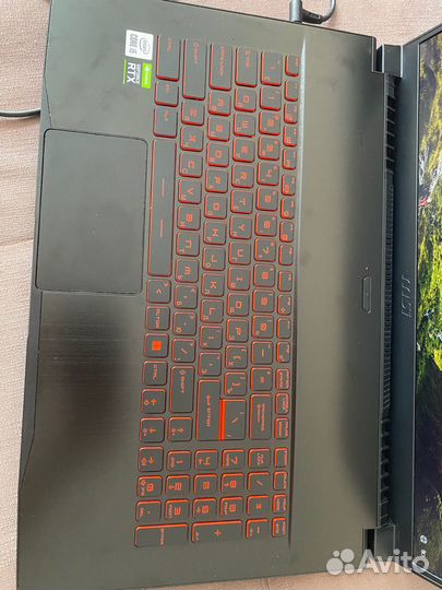 Игровой ноутубук msi gf75 17.3