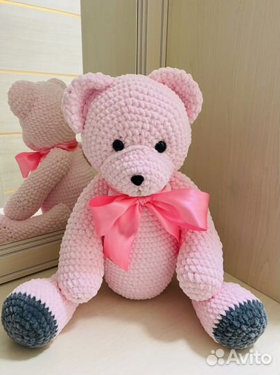 Вязанная игрушка Мишутка