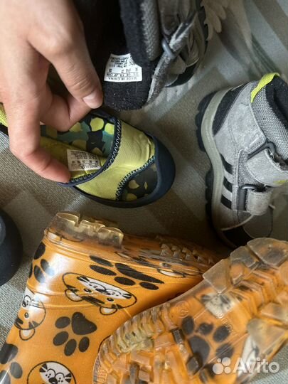 Обувь пакетом детская от 0 до 2 лет