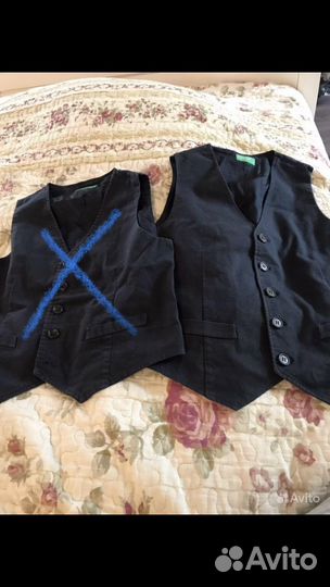 Benetton жилет для школы