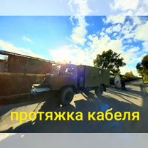 Аренда кабельной лебедки, протяжка кабеля, лебёдка, Санкт-Петербург