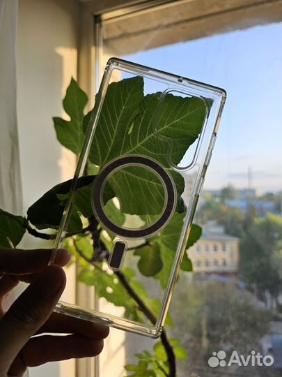 Прозрачный силиконовый чехол для Galaxy S22 Ultra