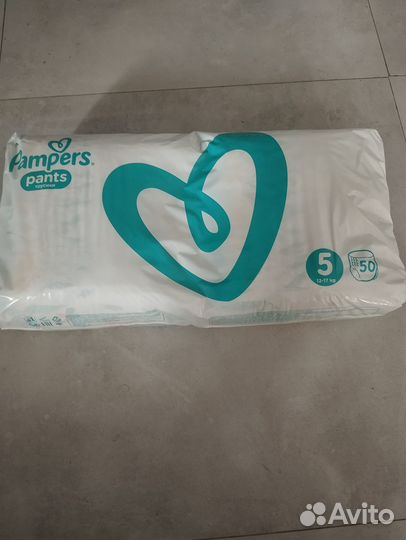 Памперсы трусики 5