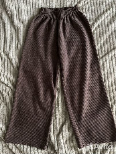 Вельветовые брюки широкие