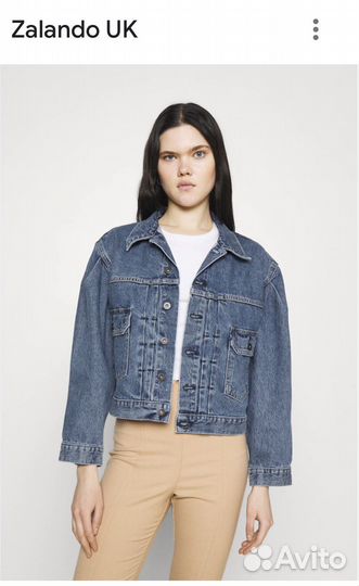 Джинсовая куртка Levis made and crafted S