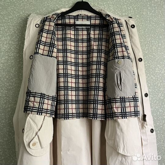 Burberry Prorsum SS00 Парка с необработанным краем