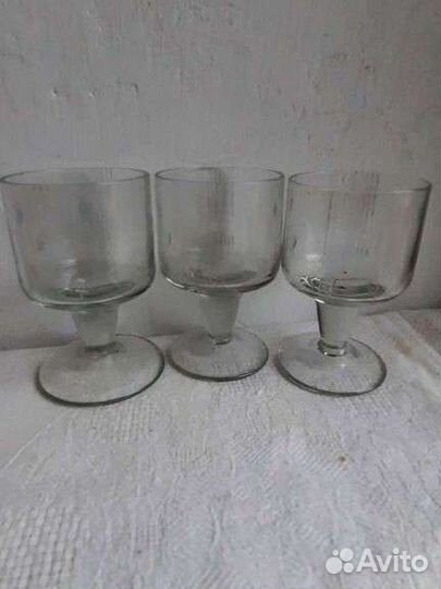 Рюмки на ножке ссср, стекло
