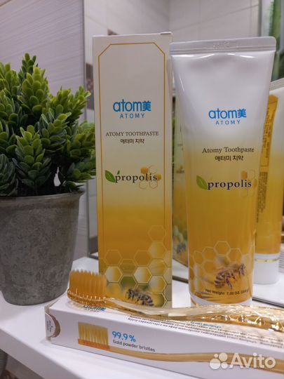 Корейская Зубная паста и Зубная щётка Atomy