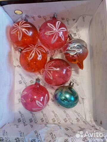 Елочные игрушки СССР