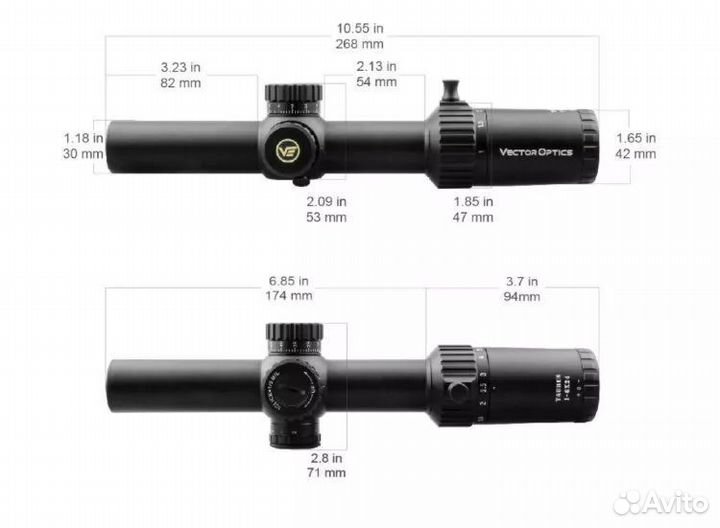 Прицел Vector Optics Taurus 1-6x24 SFP