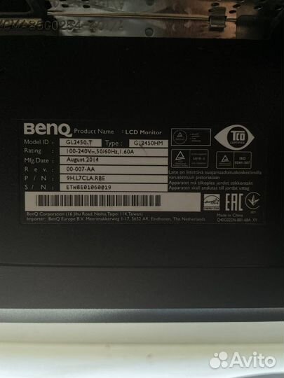 Монитор BenQ 24