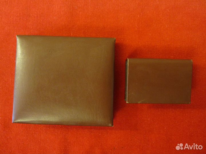 Портсигар и чехол для спичек