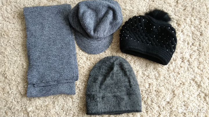 Шапки, шарф