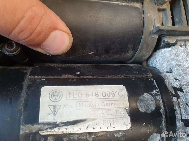 Компрессор пневмоподвески volkswagen touareg 1