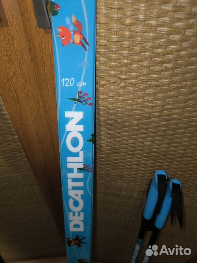 Лыжи детские 118 см