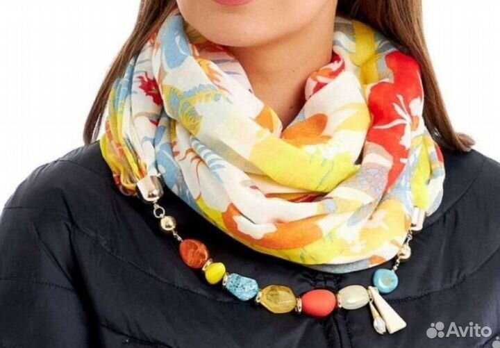 Шарф-браслет новый