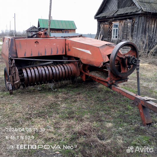 Пресс-подборщик Киргизстан ППЛ-Ф-1.6М-2, 1990