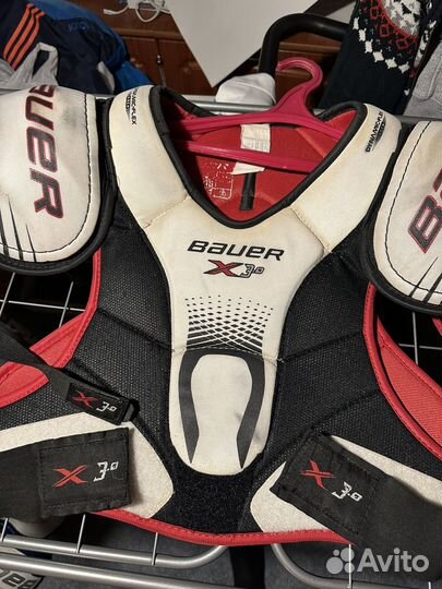 Bauer Краги, щитки, нагрудник